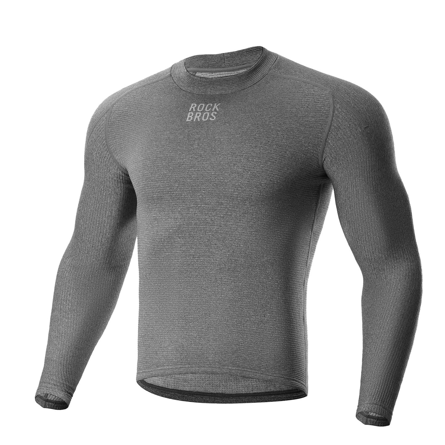 Dwuwarstwowa bielizna rowerowa, odblaskowa, ocieplana, męska, ROCKBROS