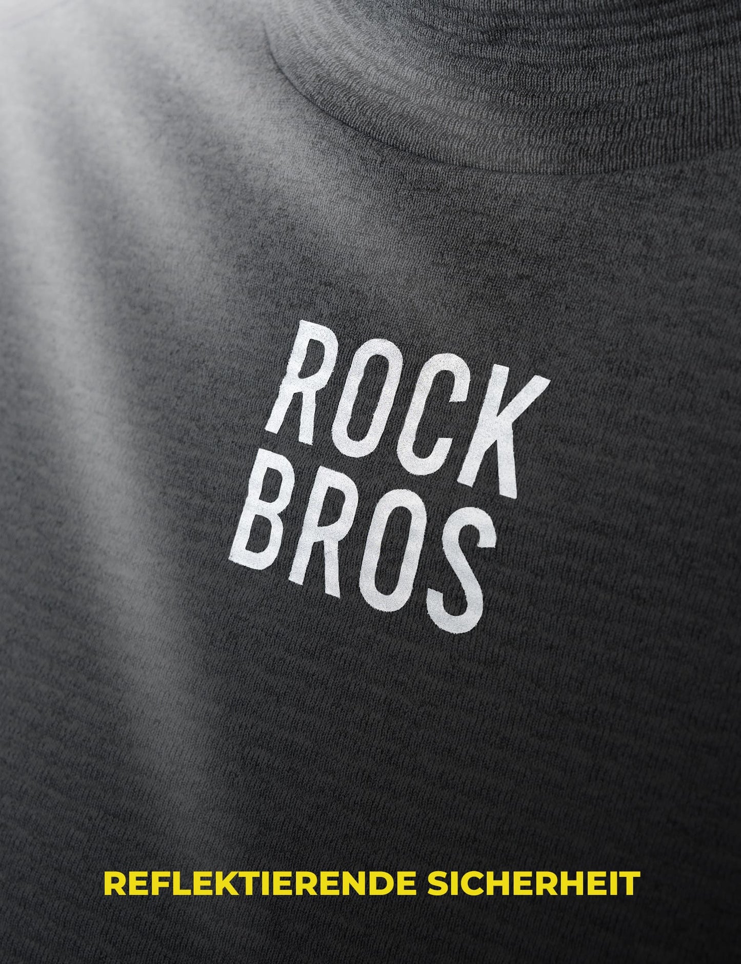 Dwuwarstwowa bielizna rowerowa, odblaskowa, ocieplana, męska, ROCKBROS