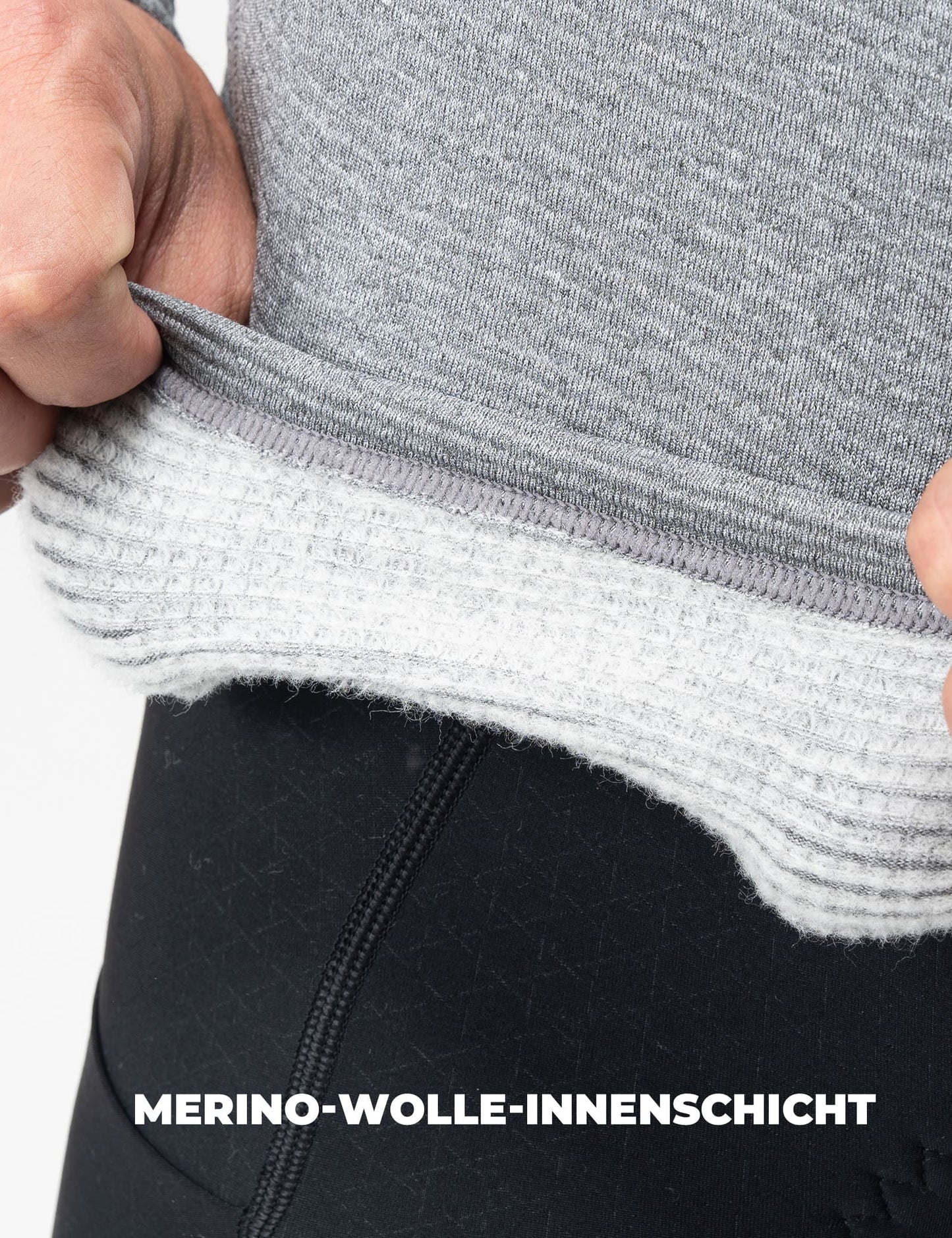 Dwuwarstwowa bielizna rowerowa, odblaskowa, ocieplana, męska, ROCKBROS