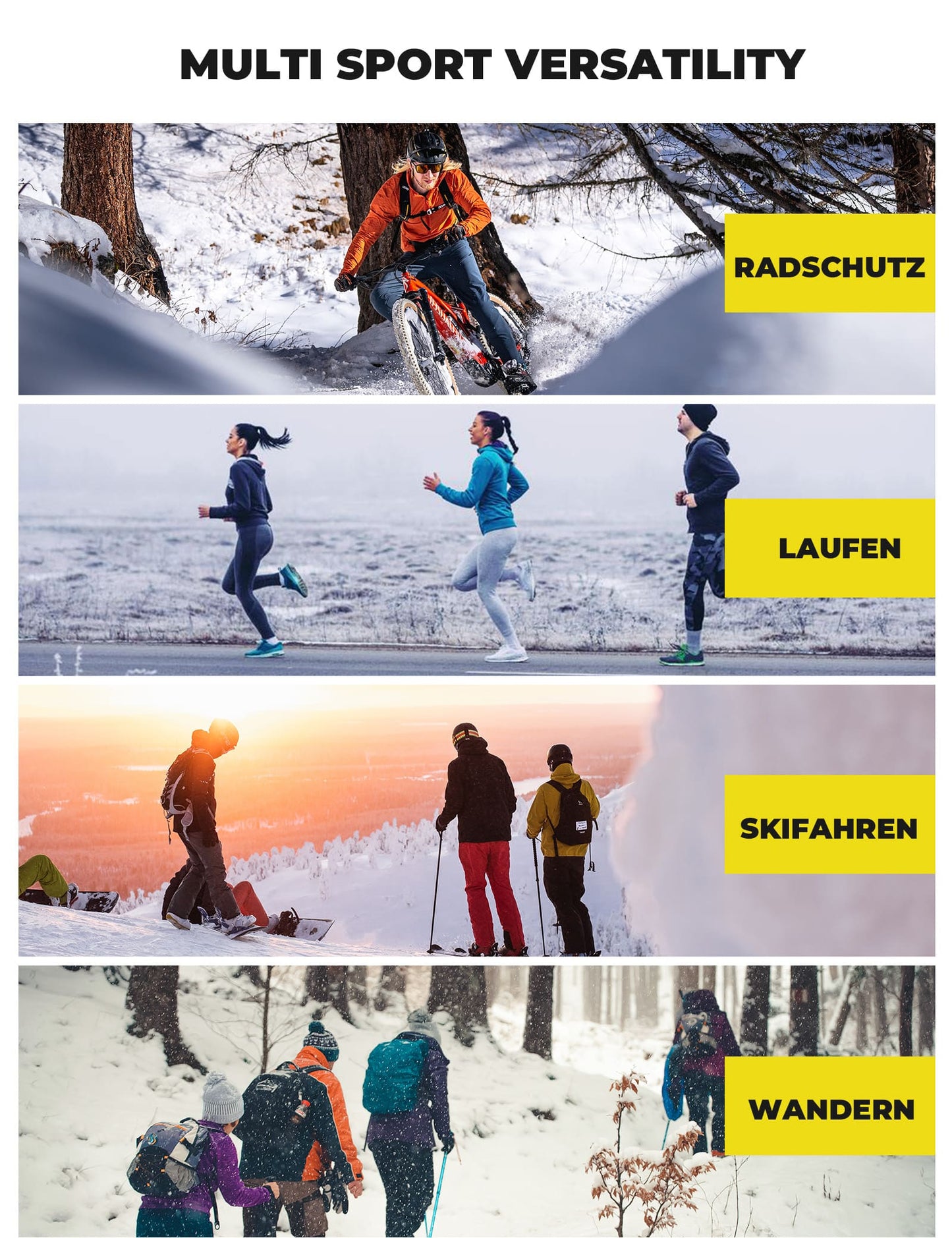 Dwuwarstwowa bielizna rowerowa, odblaskowa, ocieplana, męska, ROCKBROS