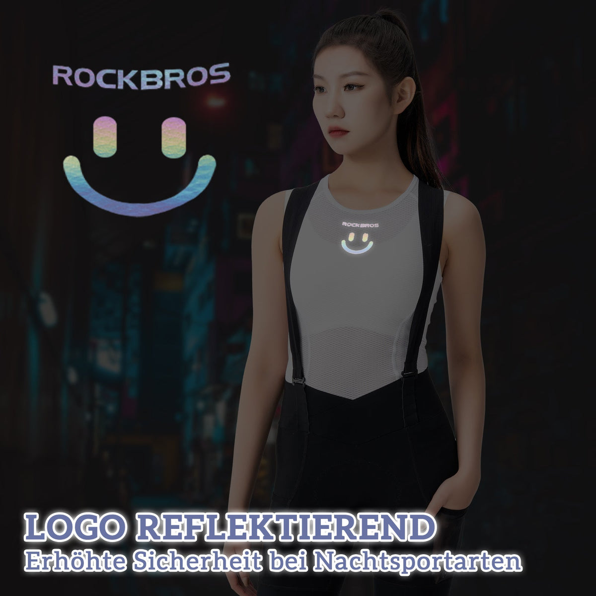 ROCKBROS Damska Koszulka Sportowa Oddychająca bielizna termoaktywna Podkoszulek do Jazdy na Rowerze