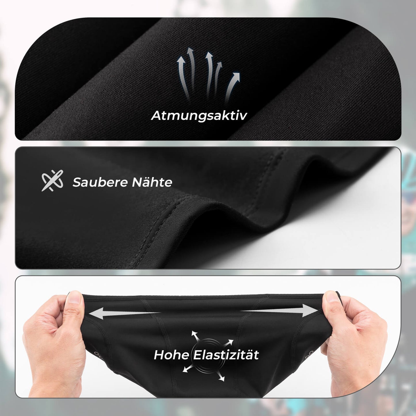 Kominiarka polarowa pod kask do jazdy na rowerze i nartach ROCKBROS