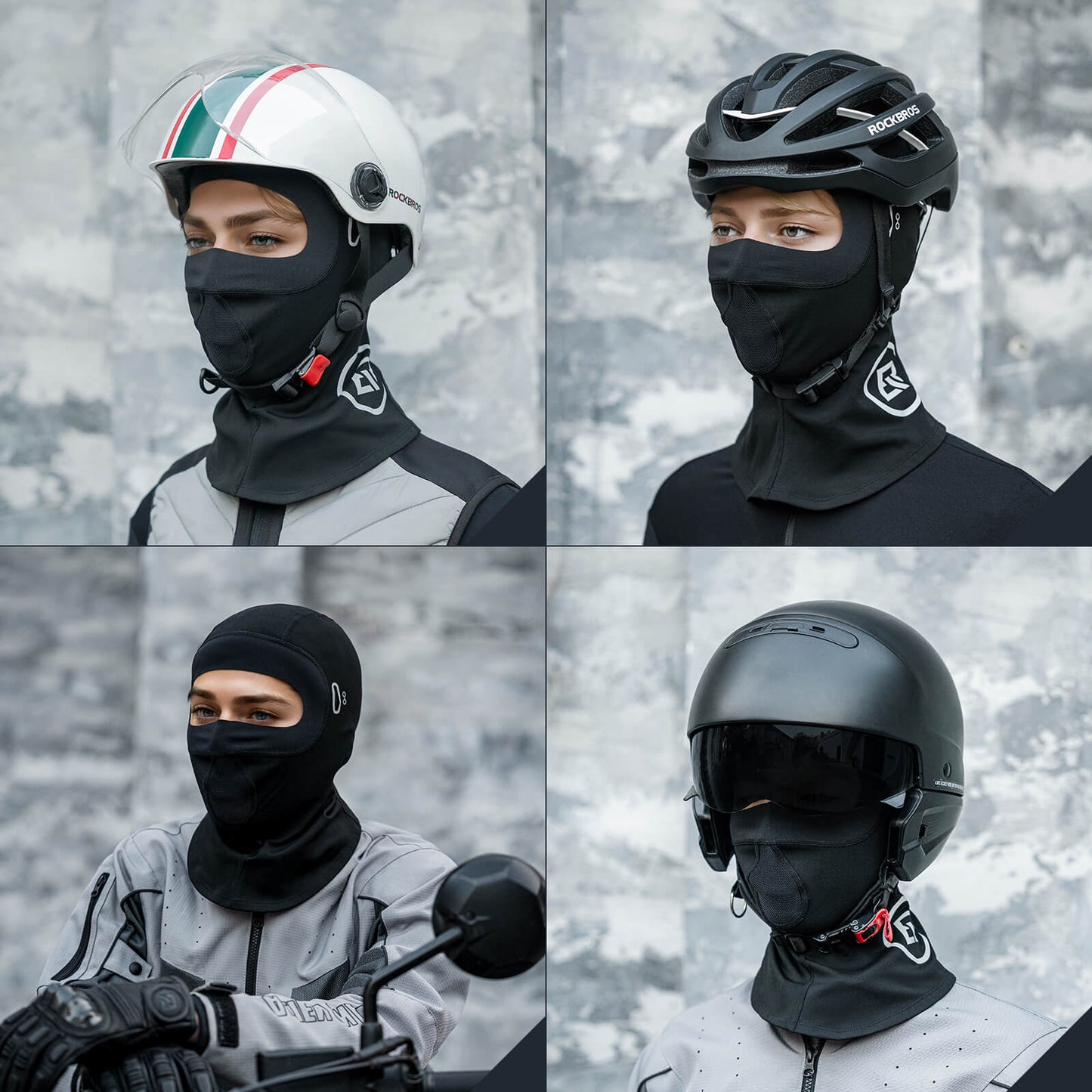 Kominiarka, wiatroodporna, oddychająca, polarowa, do uprawiania sportów na świeżym powietrzu, unisex, ROCKBROS