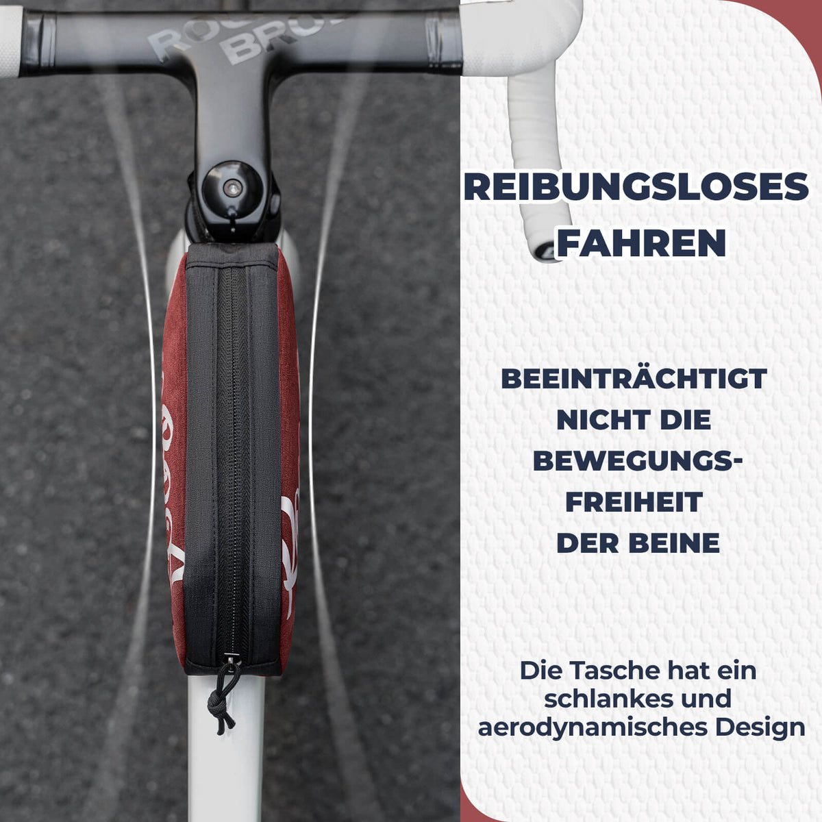 ROCKBROS Sakwa na rurę górną Sakwa ramowa 0,8L - SketchRide Series