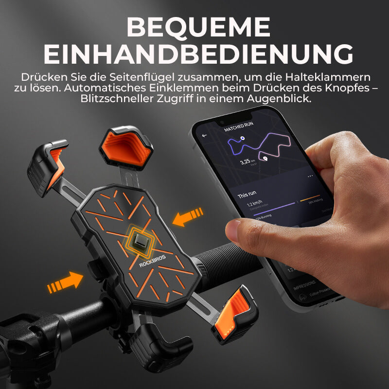 ROCKBROS Uchwyt na telefon rowerowy 360° Obracany dla 4,5-7,2 cala