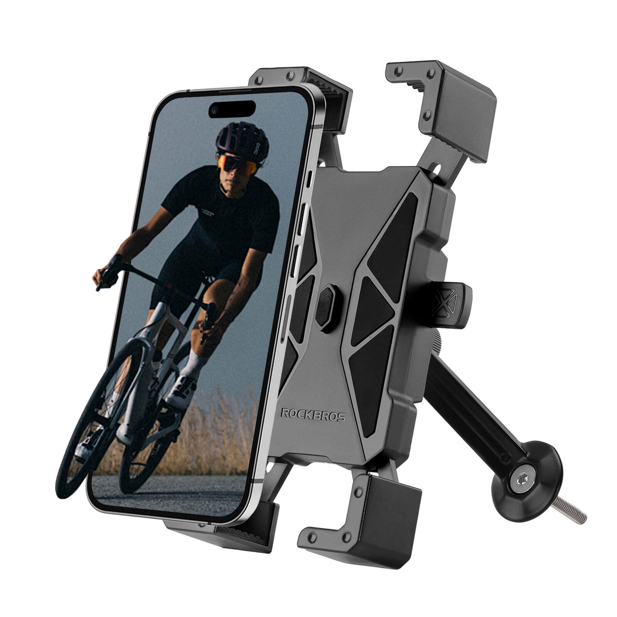 ROCKBROS Uchwyt na telefon rowerowy 360° Obracany dla telefonu 4.5~7.2"