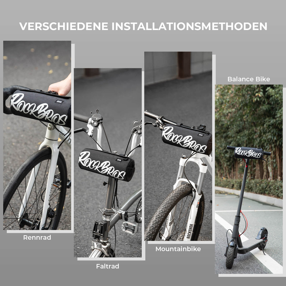 ROCKBROS Mała Sakiewka Kierownicowa z Paskiem Na Ramię 2L/3,6L - SketchRide Series