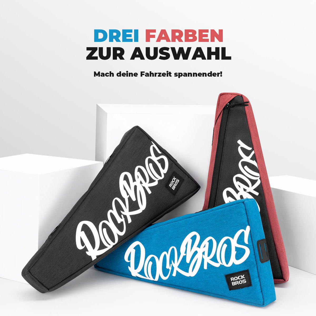 ROCKBROS Torba ramowa z zamkiem na rzep 1,9L - SketchRide Series