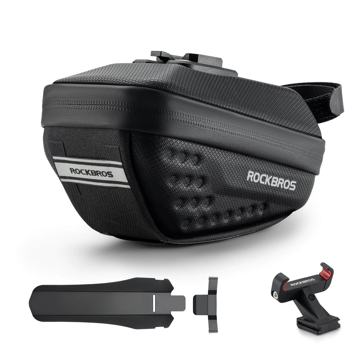 Torba rowerowa pod siodło z błotnikiem, wodoodporna, 1,3 l/0,8 l, ROCKBROS