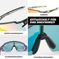 ROCKBROS Okulary rowerowe fotochromowe Okulary przeciwsłoneczne UV400