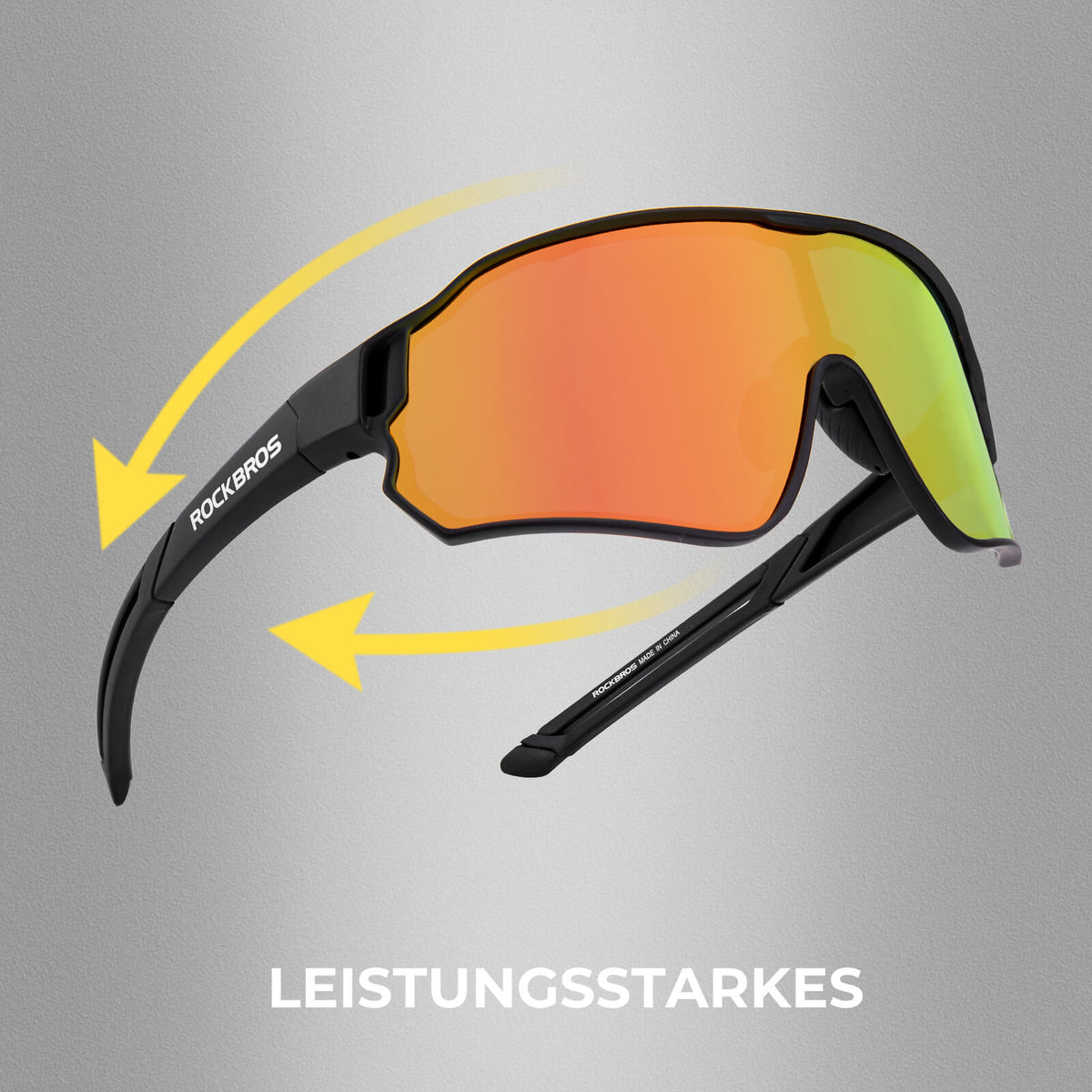 ROCKBROS Ultralekka polaryzowana okulary rowerowe (UV400)