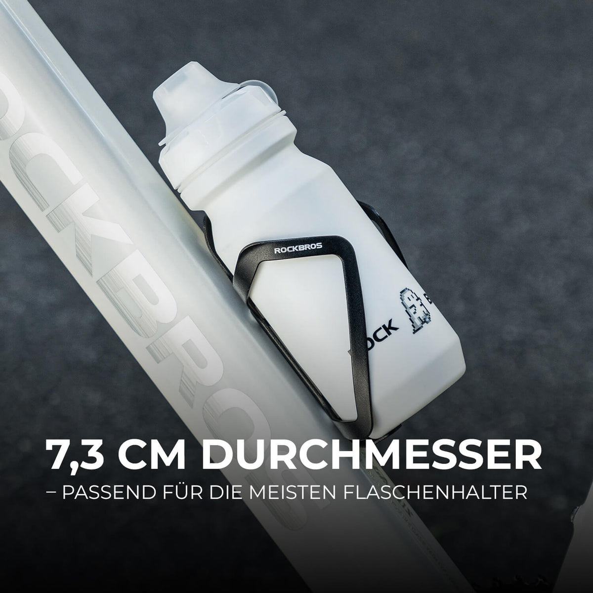 ROCKBROS Bidon rowerowy z wyciekoszczelnym zamknięciem Pull-Top 600/750ml