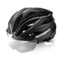 ROCKBROS Kask rowerowy Magnetyczny Odczepiany kask MTB z wizjerem