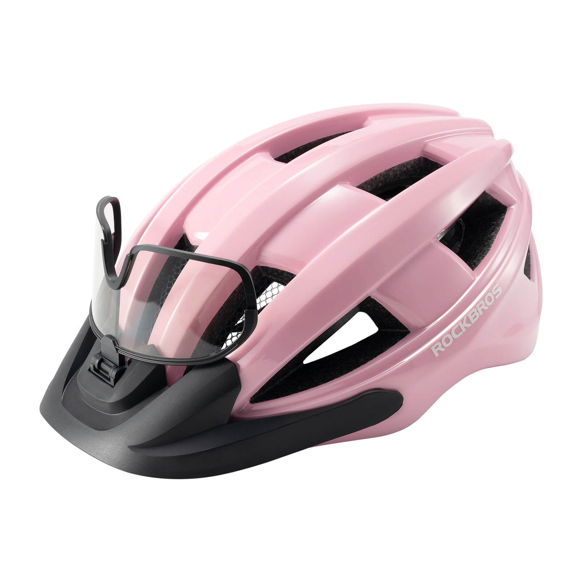 ROCKBROS Kask rowerowy z światłem tylnym 55-61cm