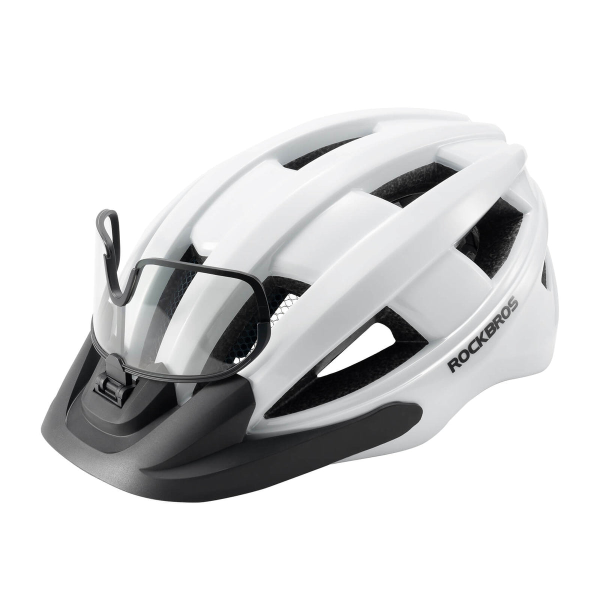 ROCKBROS Kask rowerowy z światłem tylnym 55-61cm