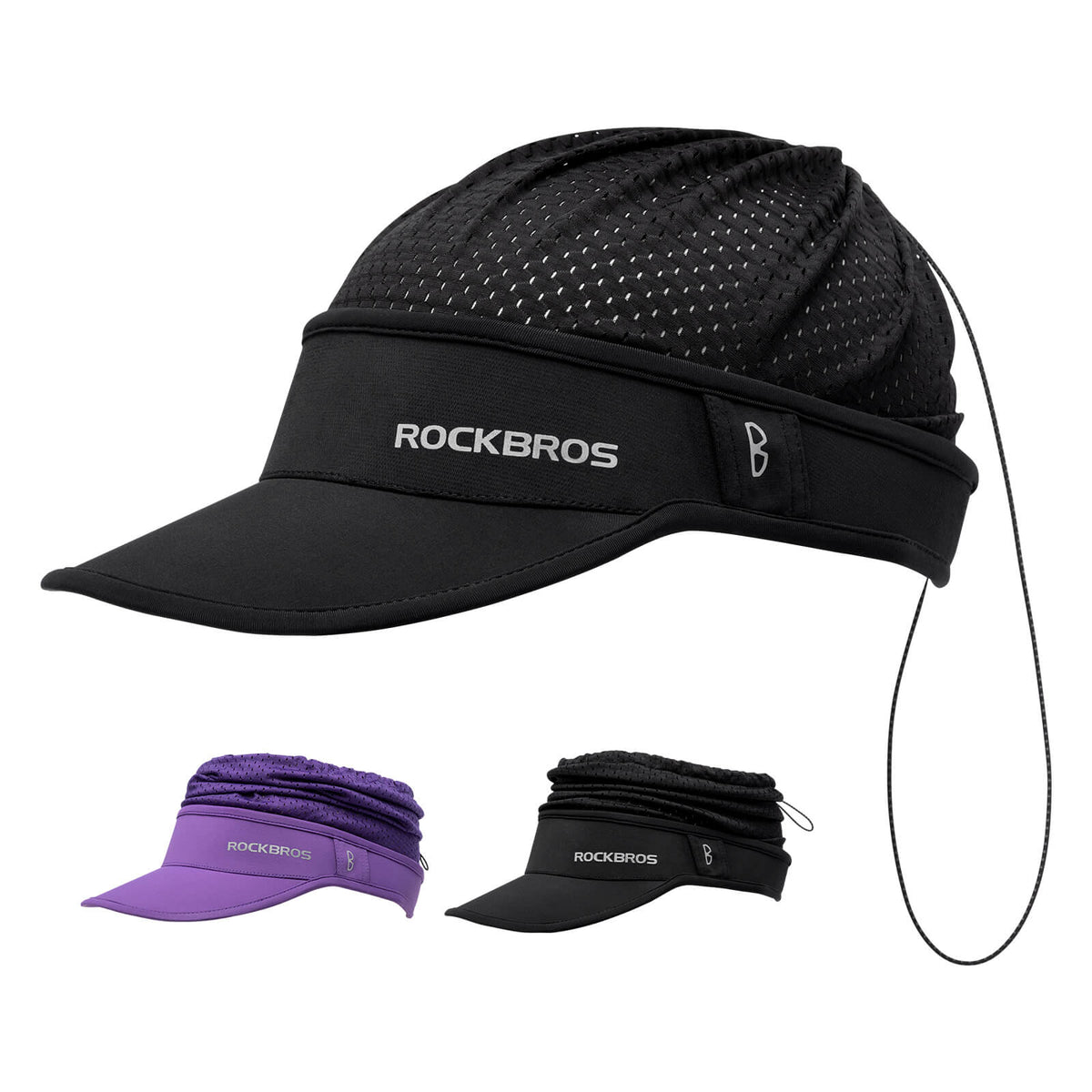 ROCKBROS Czapka z otworem na kucyk Ochrona UV Lato Unisex