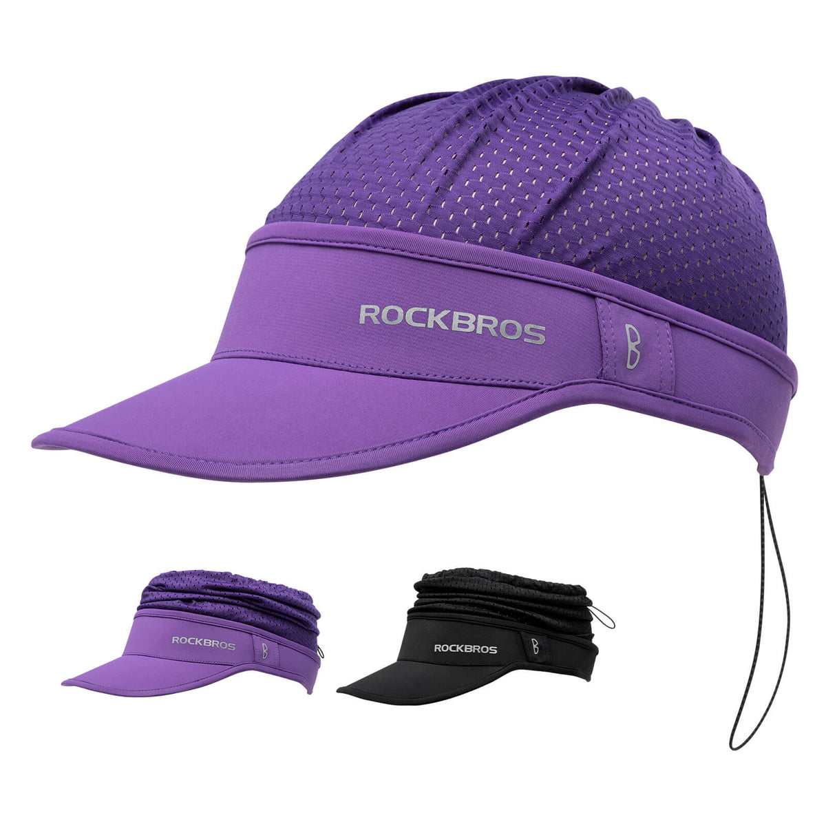 ROCKBROS Czapka z otworem na kucyk Ochrona UV Lato Unisex