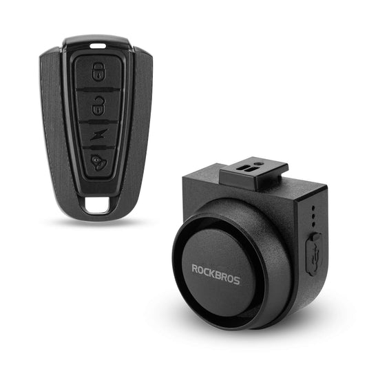 Bezprzewodowy elektryczny dzwonek rowerowy z syreną ostrzegawczą, IPX5, ROCKBROS