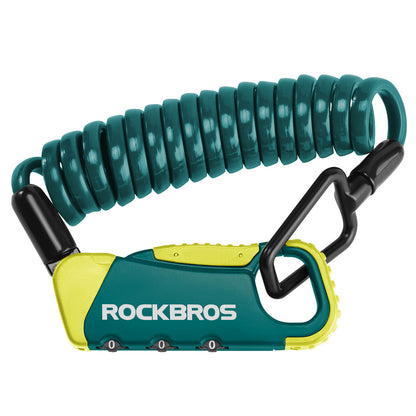 ROCKBROS Zamek na klucz Zamek szyfrowy Zamek na kask 120cm Lekki