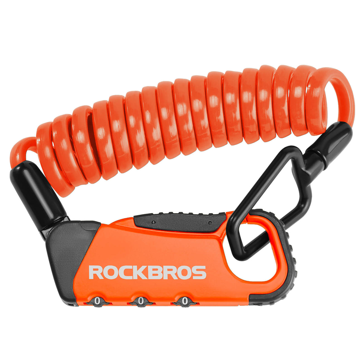 ROCKBROS Zamek na klucz Zamek szyfrowy Zamek na kask 120cm Lekki