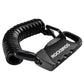 ROCKBROS Zamek na klucz Zamek szyfrowy Zamek na kask 120cm Lekki
