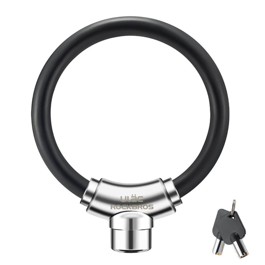 Zapięcie rowerowe linkowe z zapięciem na rzep, bez klucza, ROCKBROS