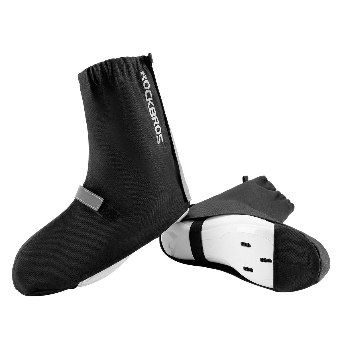 ROCKBROS Nakładki na buty rowerowe Odblaskowe Wodoodporne z rzepem