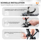 ROCKBROS Uchwyt na telefon rowerowy uchwyt na telefon motocyklowy obracany 360° na 4,7-7,0 cala
