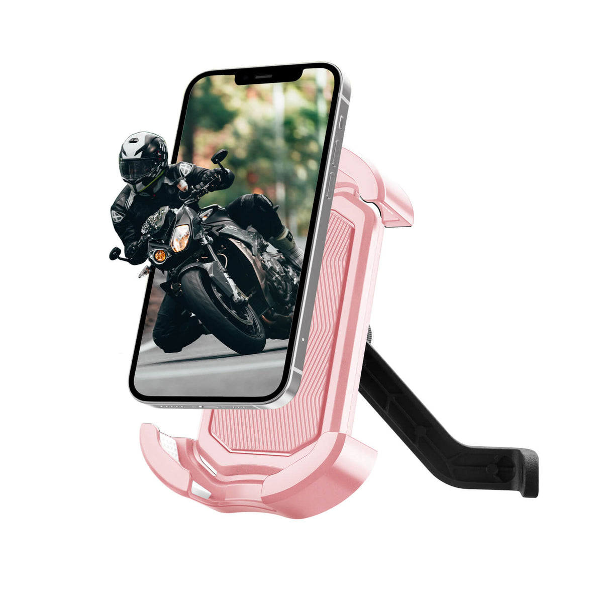 ROCKBROS Uchwyt na telefon rowerowy uchwyt na telefon motocyklowy obracany 360° na 4,7-7,0 cala