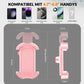 ROCKBROS Uchwyt na telefon rowerowy uchwyt na telefon motocyklowy obracany 360° na 4,7-7,0 cala