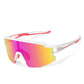 ROCKBROS Spolarizowane okulary sportowe i rowerowe dla dzieci
