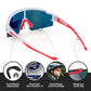 ROCKBROS Spolarizowane okulary sportowe i rowerowe dla dzieci