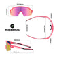 ROCKBROS Spolarizowane okulary sportowe i rowerowe dla dzieci