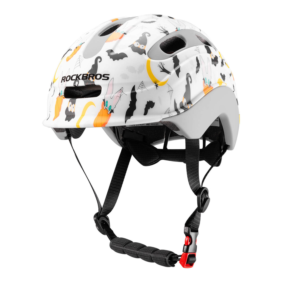 ROCKBROS Kask dziecięcy Kompatybilny z tylnym światłem 54–58 cm 6–18 lat