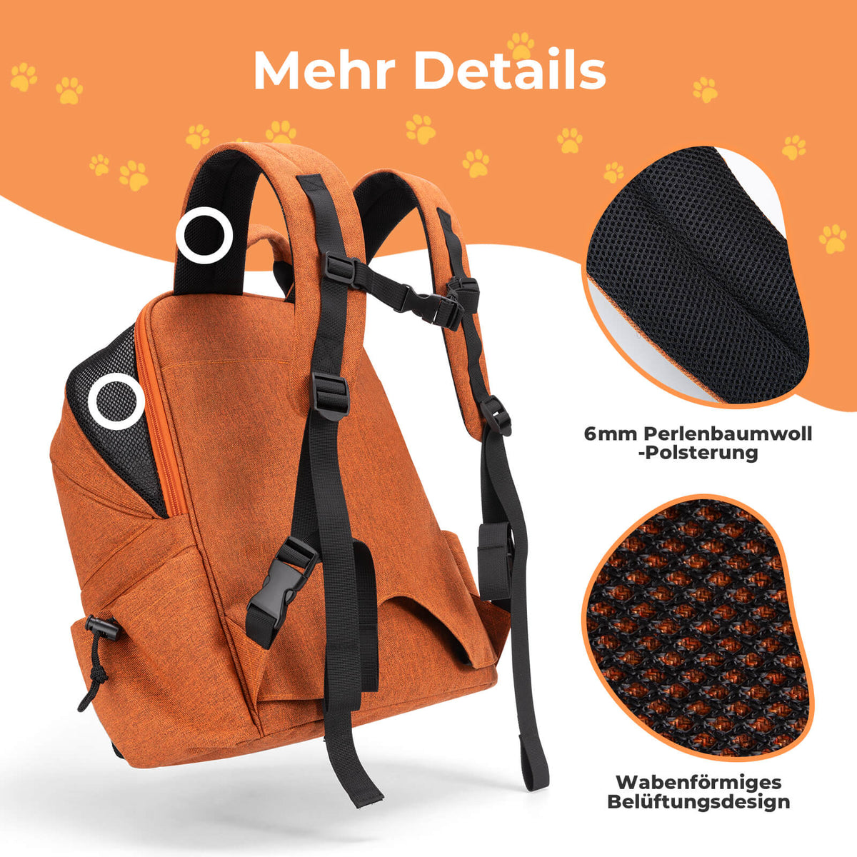 ROCKBROS Torba kierownicowa do zwierząt do Brompton/roweru składanego 21 L