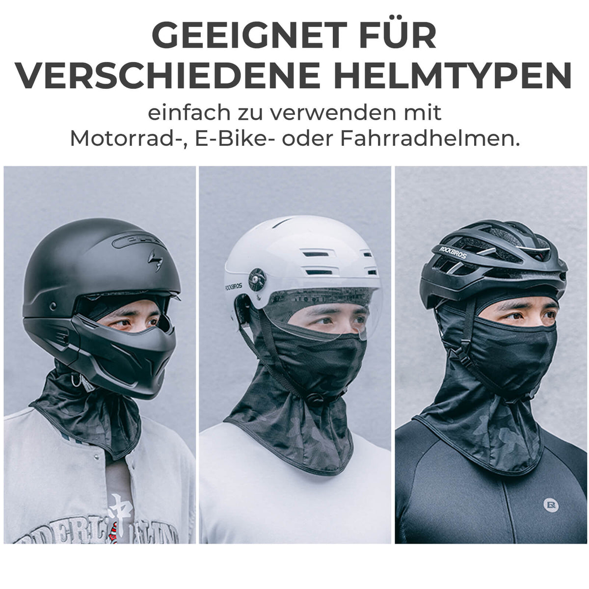 ROCKBROS Balaclava letnia chłodząca kominiarka z ochroną UV