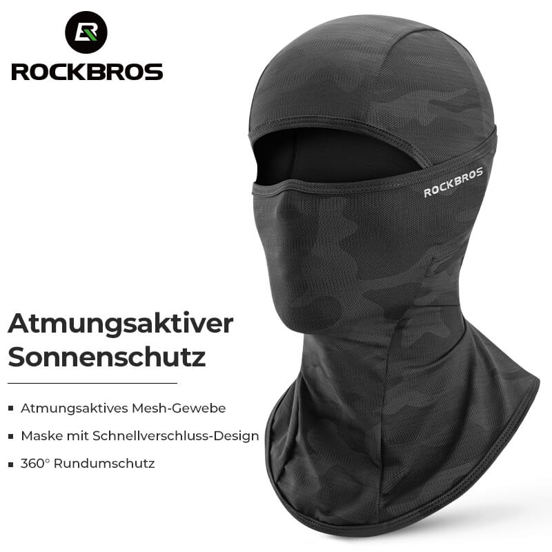 ROCKBROS Balaclava letnia chłodząca kominiarka z ochroną UV