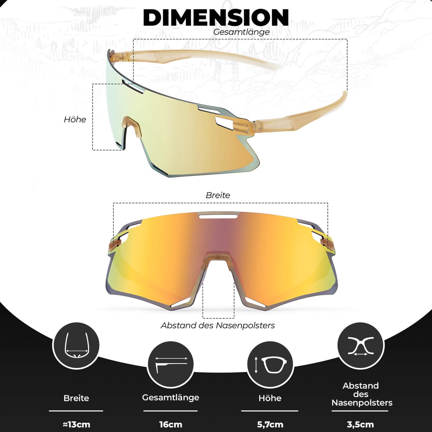 Okulary przeciwsłoneczne, wiatroszczelne okulary rowerowe do uprawiania sportów na świeżym powietrzu, ROCKBROS