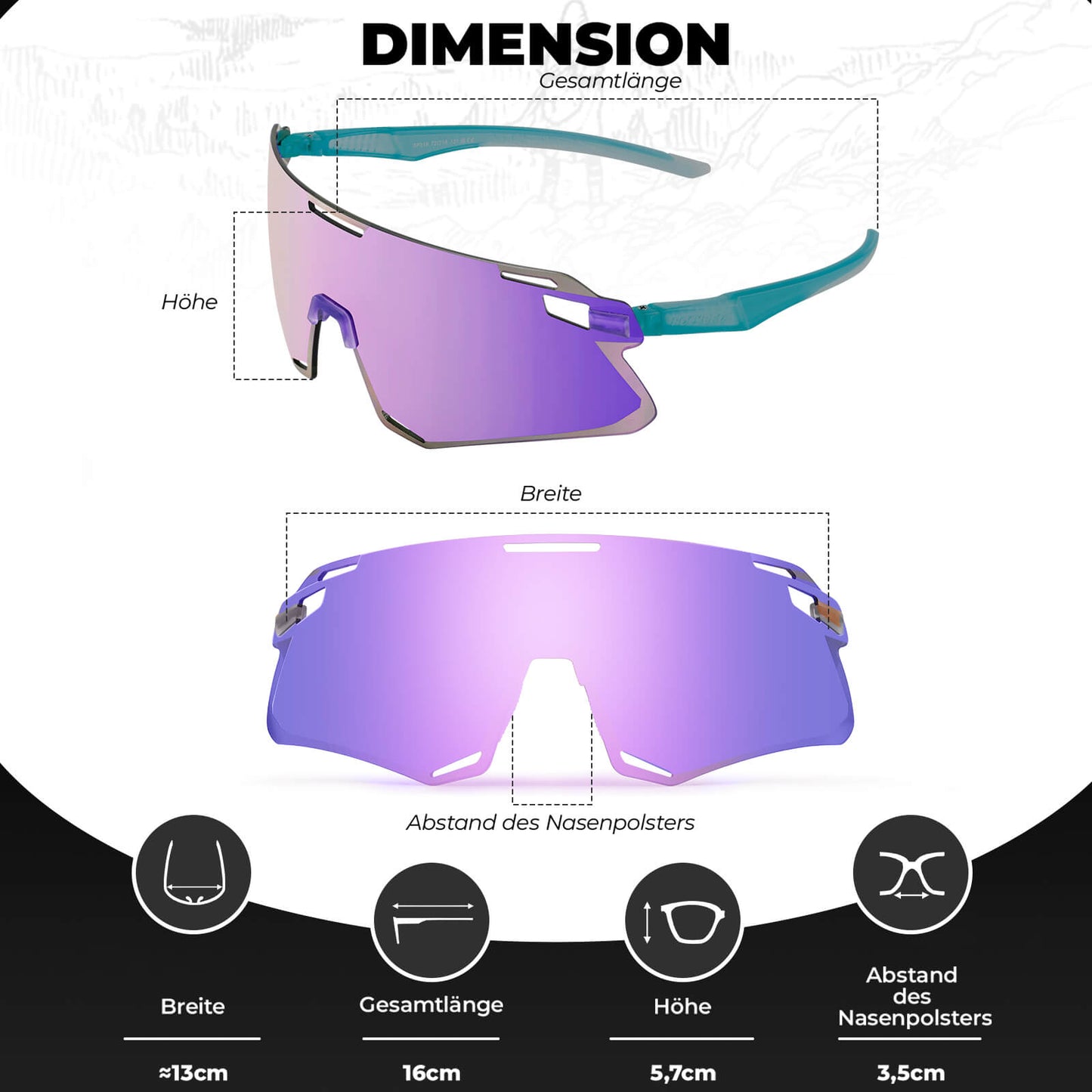 Okulary przeciwsłoneczne, wiatroszczelne okulary rowerowe do uprawiania sportów na świeżym powietrzu, ROCKBROS