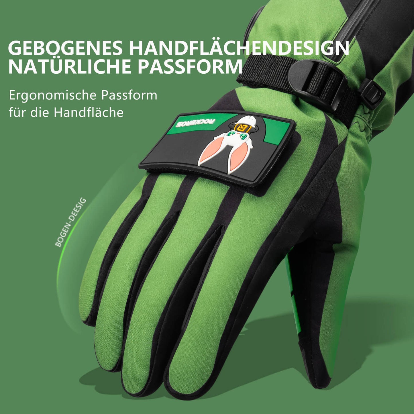 Zimowe podgrzewane rękawiczki rowerowe, 3 ustawienia grzania, rozmiary M-XL, ROCKBROS