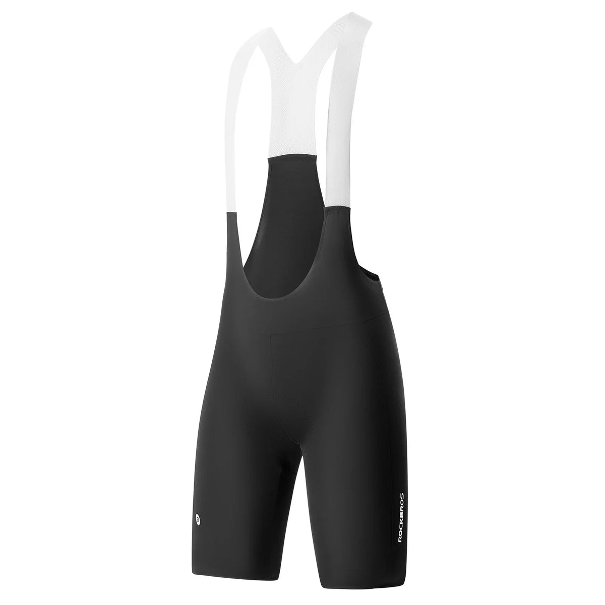 ROCKBROS Spodenki kolarskie męskie z wkładką, krótkie spodenki rowerowe, Bib Shorts z szelkami, spodenki kolarskie z szelkami