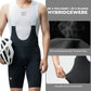 ROCKBROS Spodenki kolarskie męskie z wkładką, krótkie spodenki rowerowe, Bib Shorts z szelkami, spodenki kolarskie z szelkami
