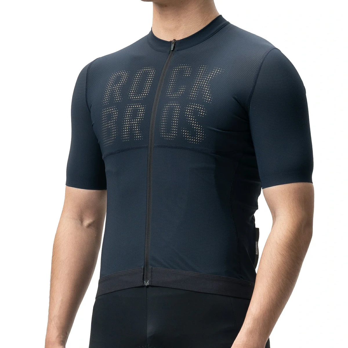 ROCKBROS Koszulka rowerowa krótki rękaw męska, Oddychająca szybko schnąca koszulka szosowa