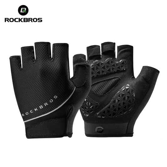 ROCKBROS S424 Rękawiczki rowerowe z odsłoniętymi palcami
