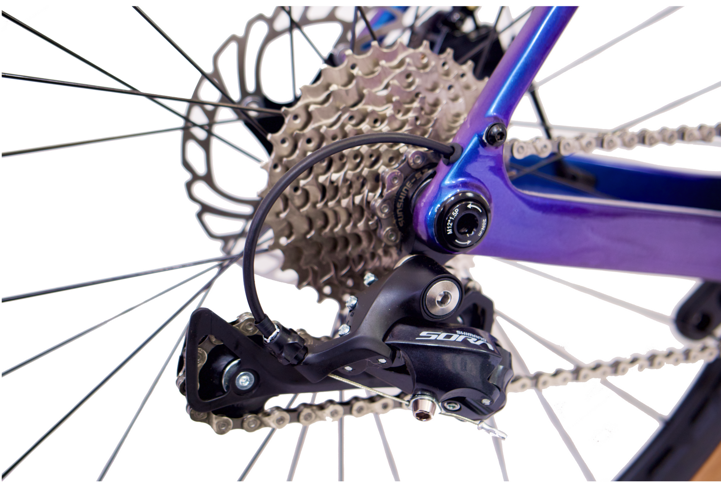 RINOS Sandman1.0 Rower gravel z karbonu Shimano SORA R3000 przełajowy szutrowy z włókna węglowego