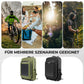 ROCKBROS Plecak solarny Solar Rucksack 20L z elastycznym, odpinanym 10V 14W