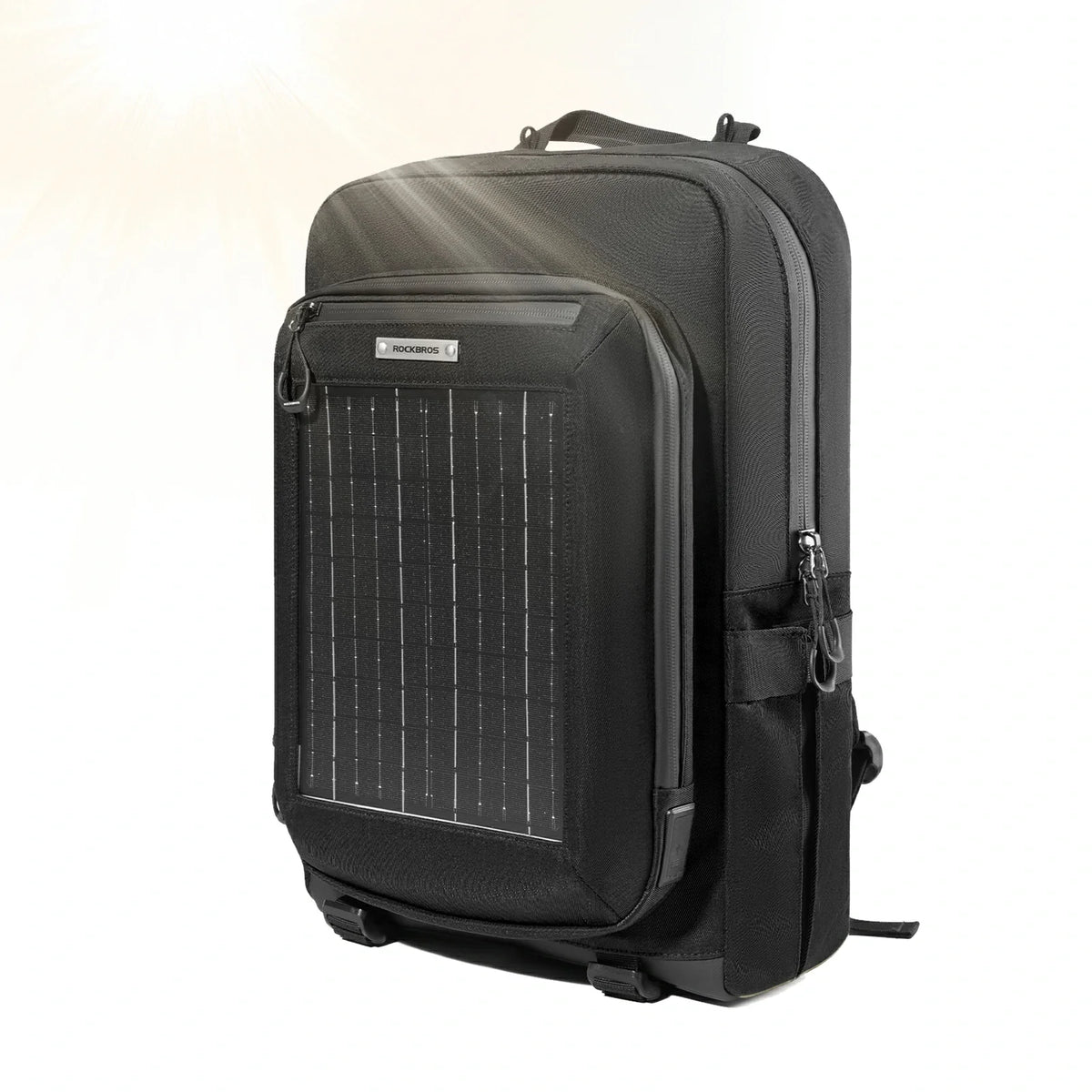 ROCKBROS Plecak solarny Solar Rucksack 20L z elastycznym, odpinanym 10V 14W