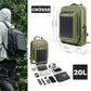 ROCKBROS Plecak solarny Solar Rucksack 20L z elastycznym, odpinanym 10V 14W