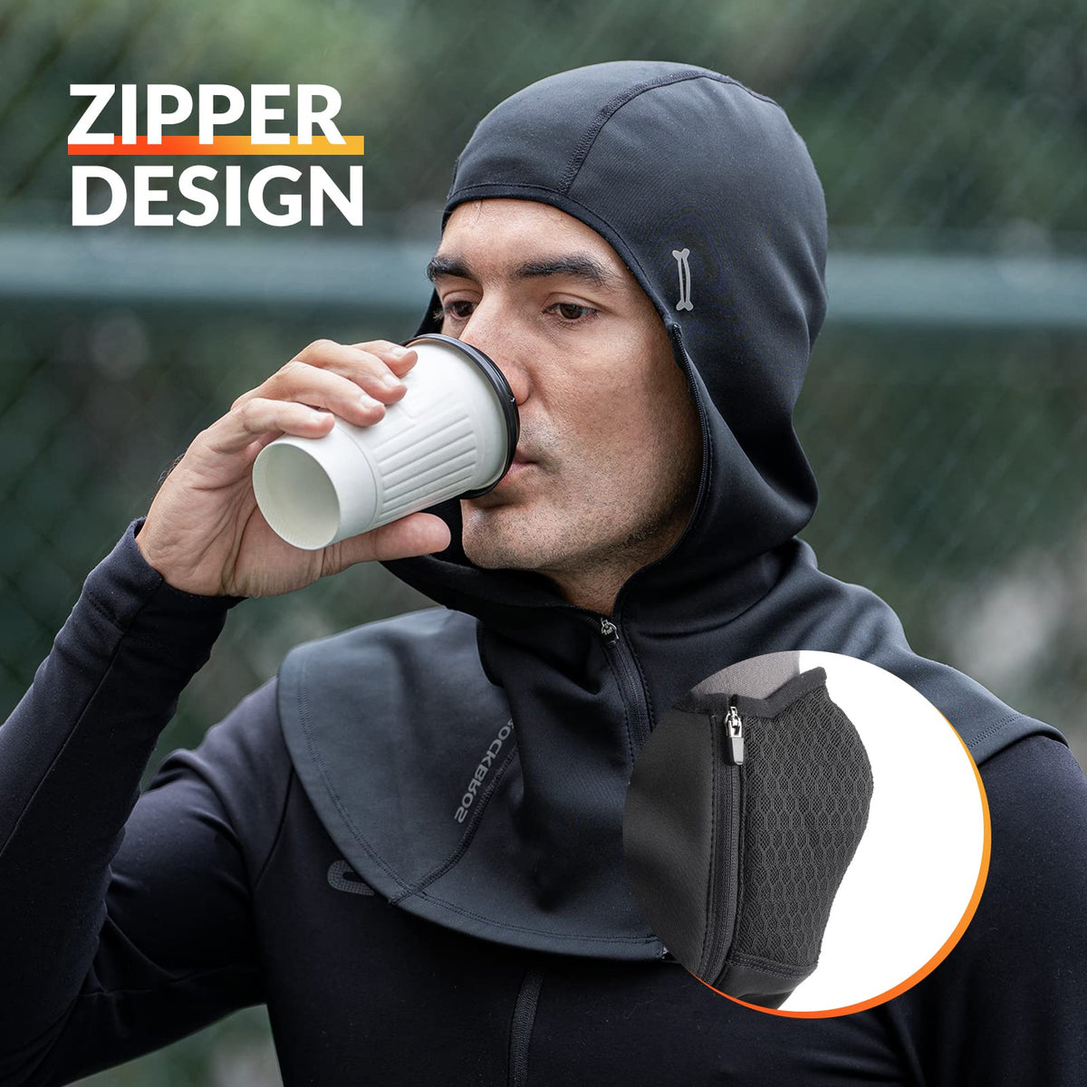 ROCKBROS Kominiarka zimowa Balaclava 54-63cm