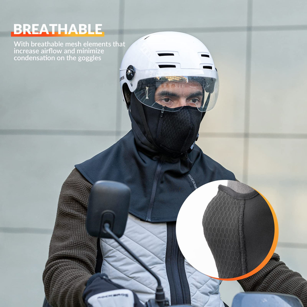 ROCKBROS Kominiarka zimowa Balaclava 54-63cm